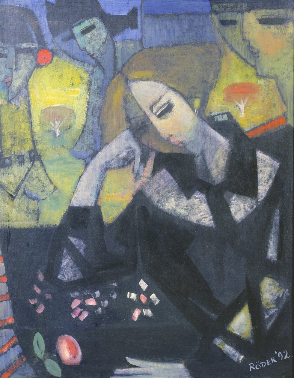 Amy nello studio da Endre Roder