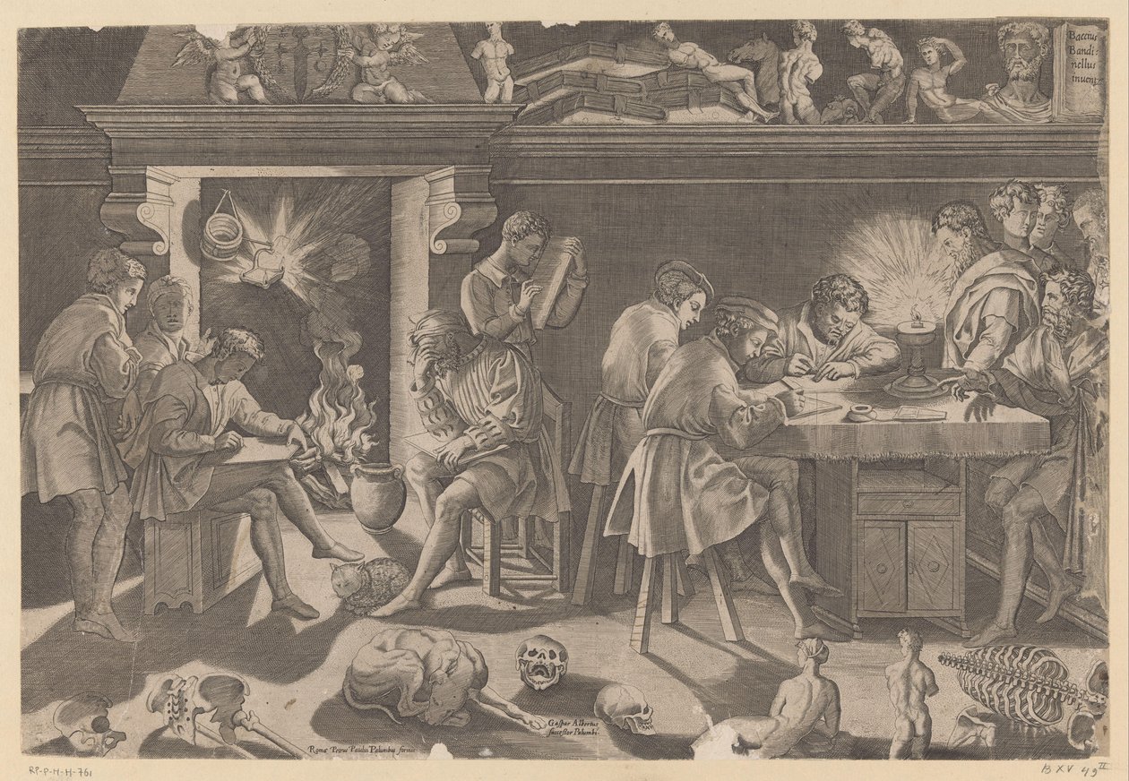 Accademia dello scultore Baccio Bandinelli da Enea Vico