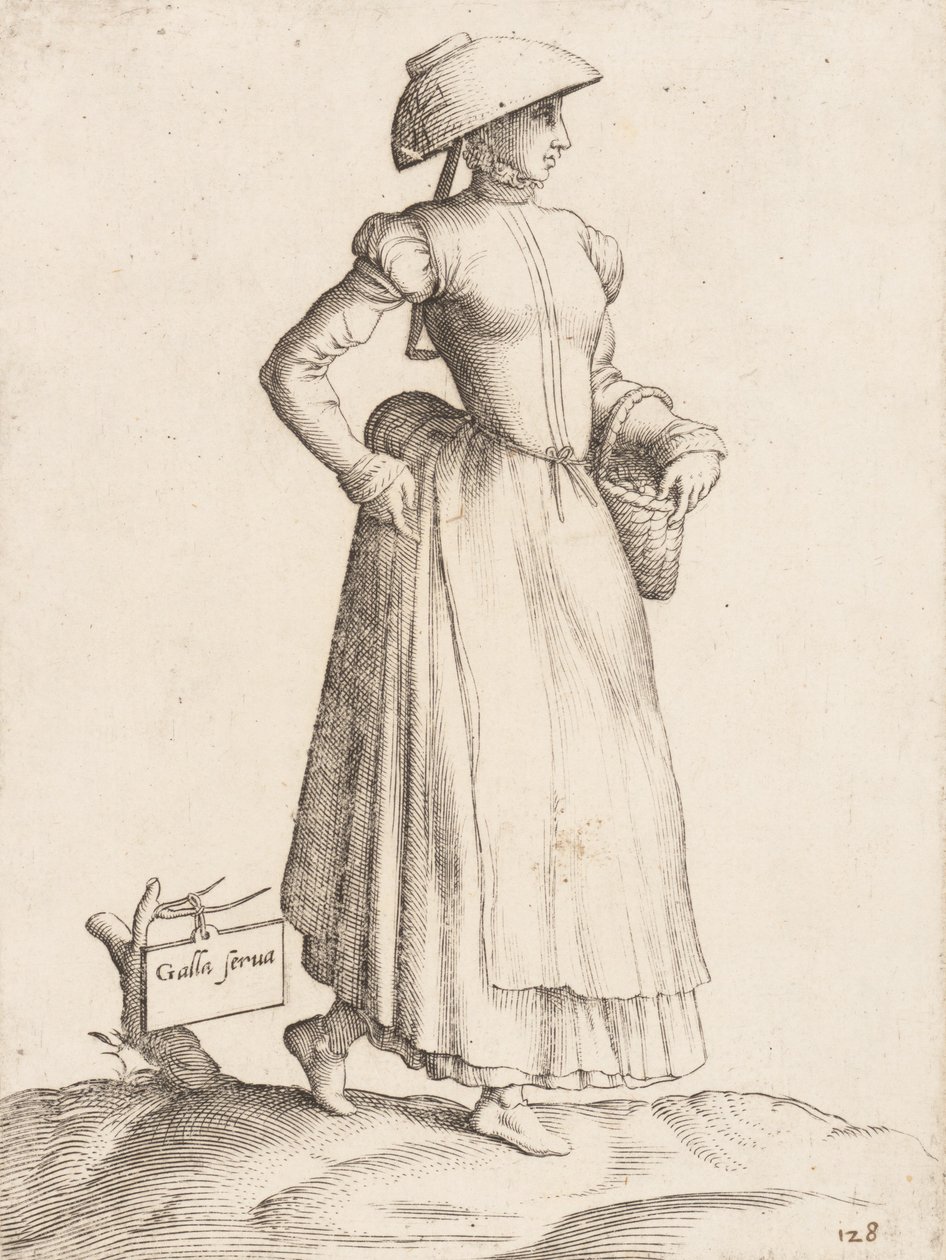 Tavola di costume: Galla Serva da Enea Vico