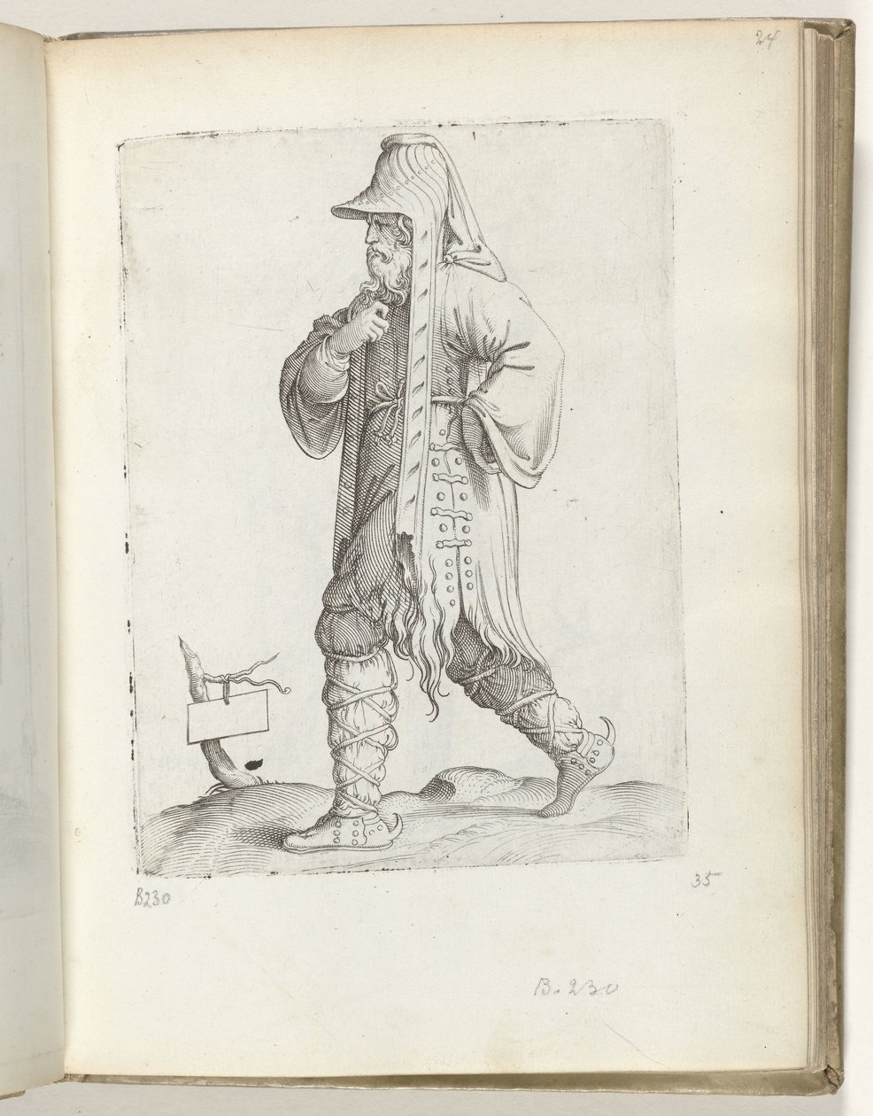 Uomo con barba (paese sconosciuto) da Enea Vico