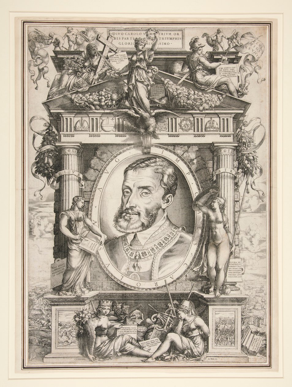 Ritratto di Carlo V da Enea Vico
