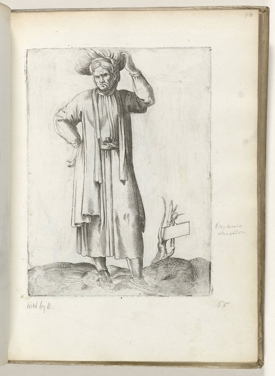 Contadino spagnolo ca. 1550 da Enea Vico