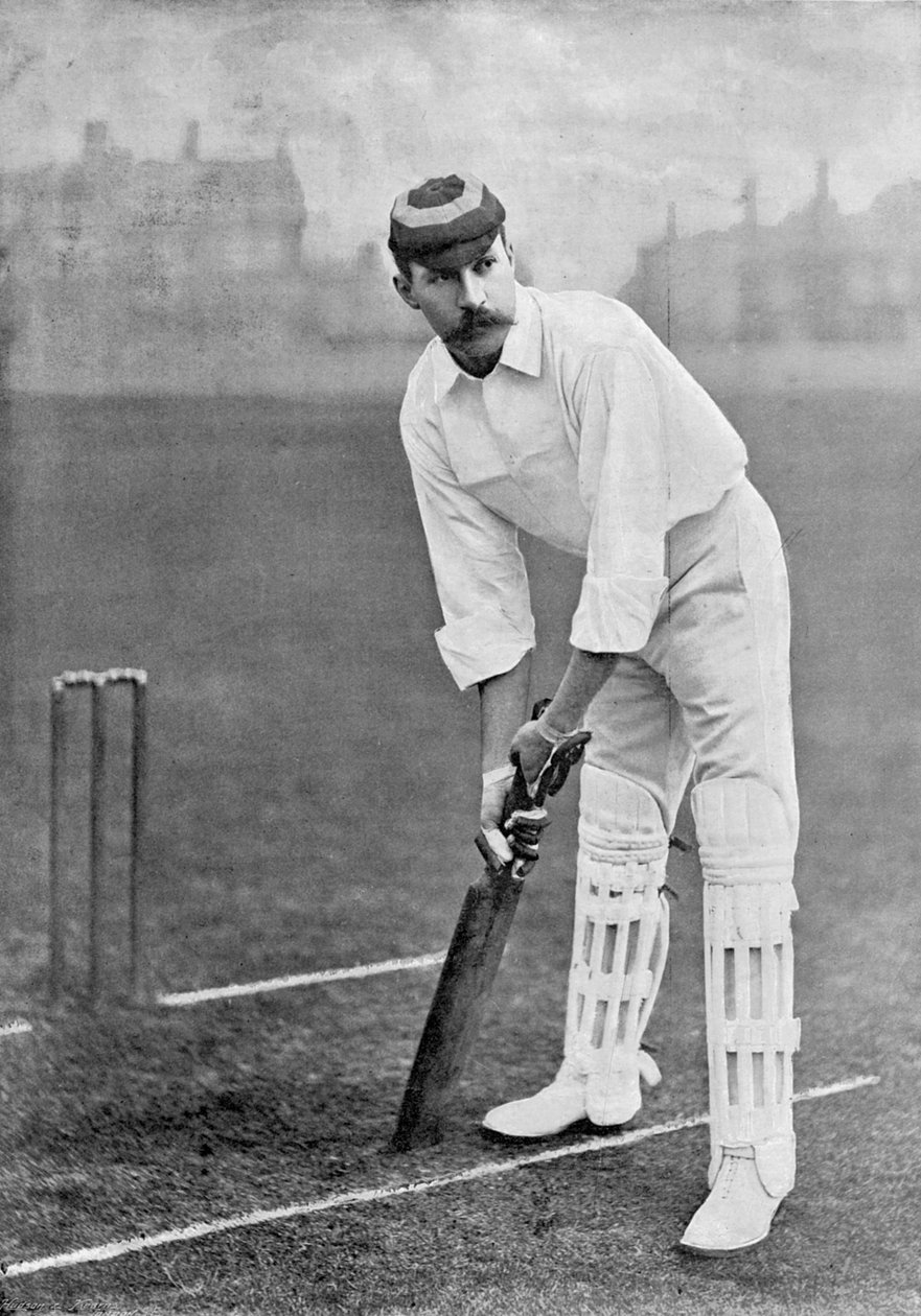 A.E. Stoddart, da Famous Cricketers and Cricket Grounds, pubblicato da Hudson e Kearns, 1895 da English Photographer