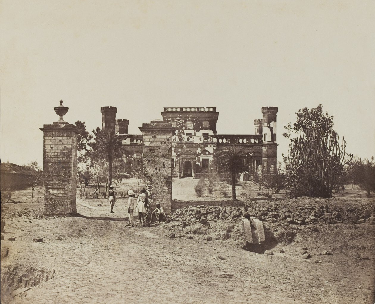 Casa abbandonata, c.1858 da English Photographer
