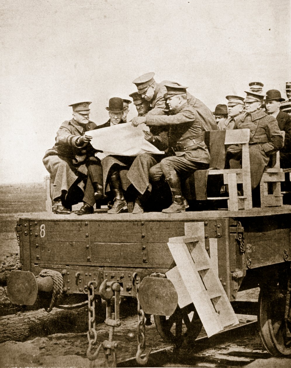 Americani in Francia, 1918 (foto seppia) da English Photographer