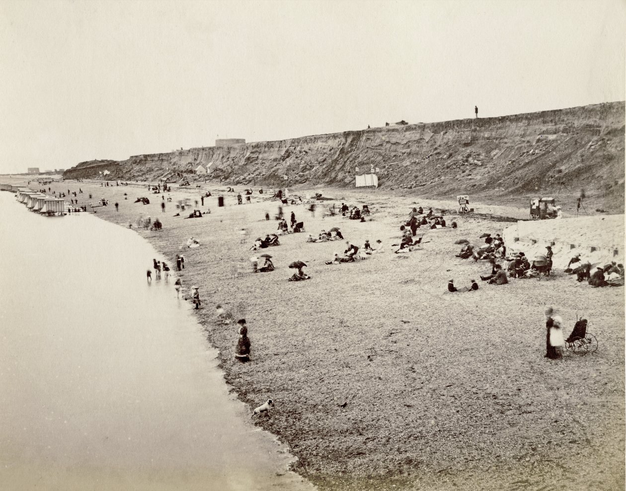 Spiaggia di Babbacombe, Devon, anni 