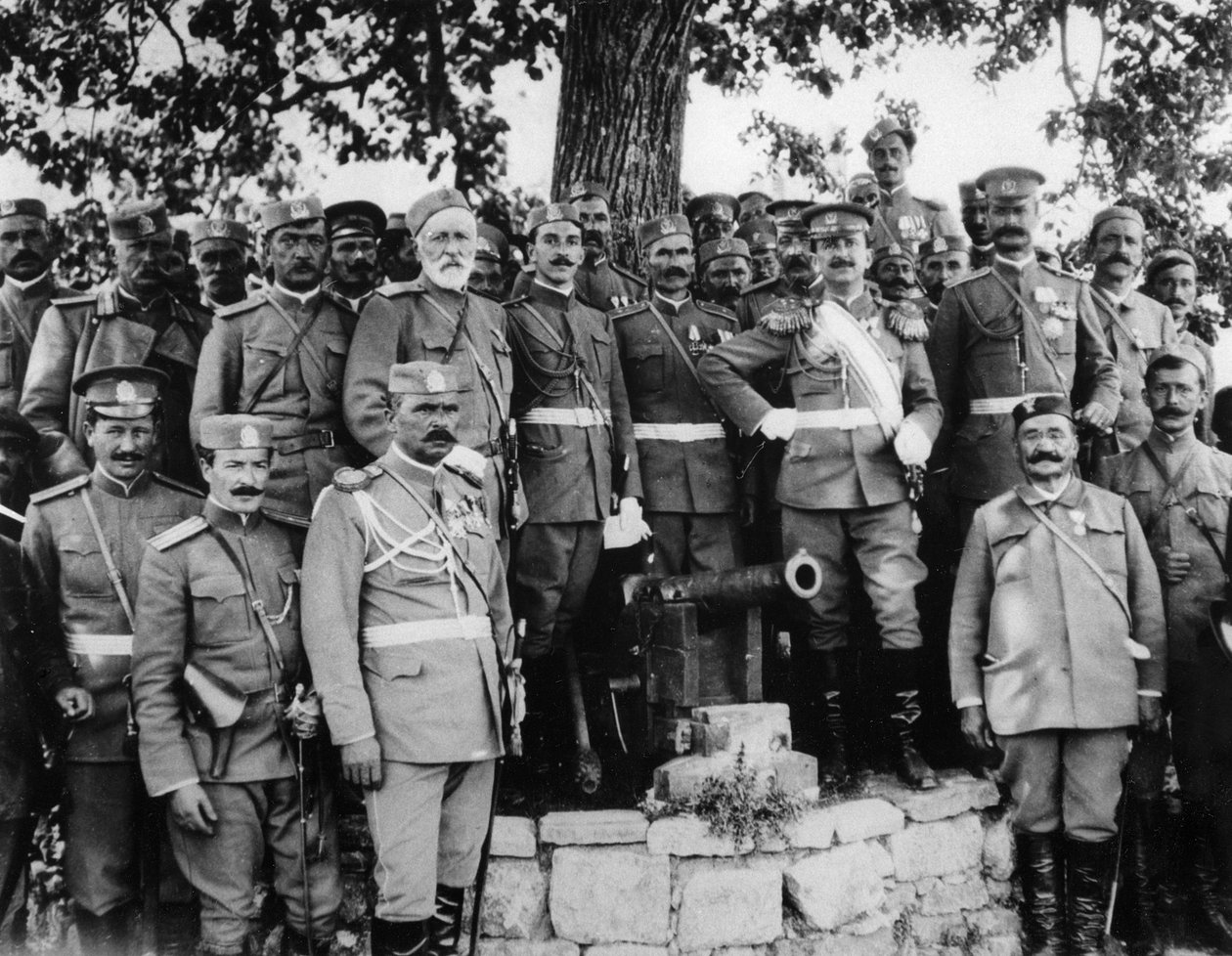 Ritratto di gruppo in Montenegro, 1913 da English Photographer