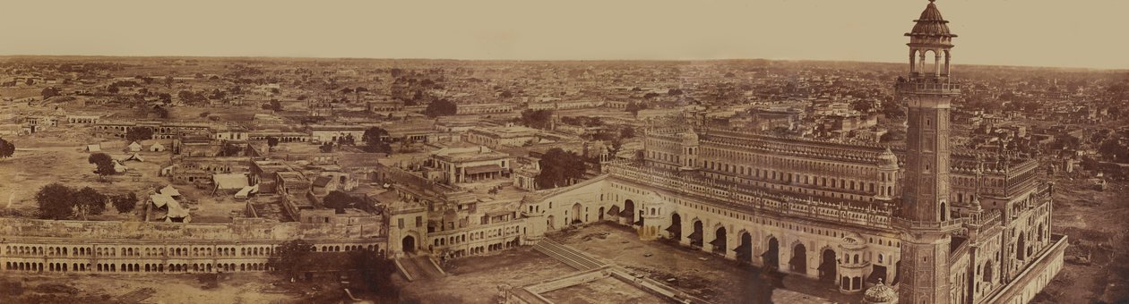 Paesaggio urbano indiano, da una collezione di ventinove fotografie associate alla Rivolta Indiana, c.1858 da English Photographer