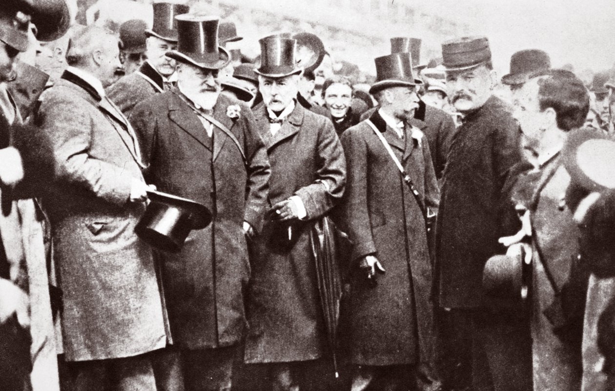 Re Edoardo VII e il Principe di Galles a Epsom, 1909 da English Photographer