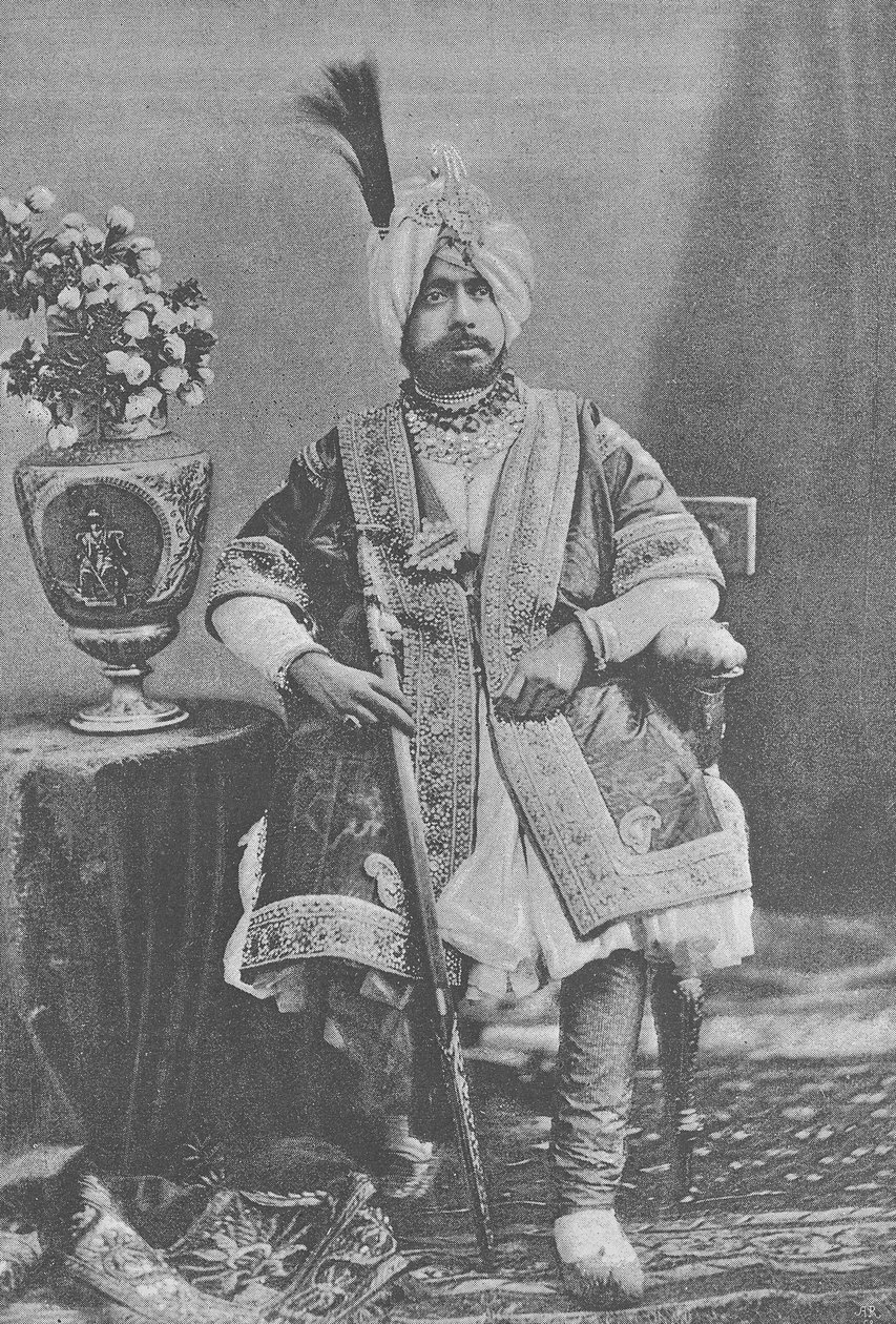Maharaja Pratap Singhji di Jammu e Kashmir da English Photographer