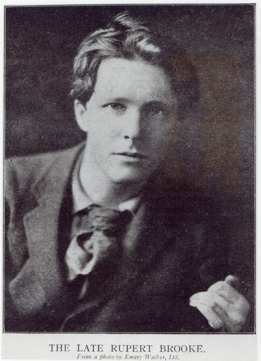 Ritratto di Rupert Brooke (1887-1915) da English Photographer