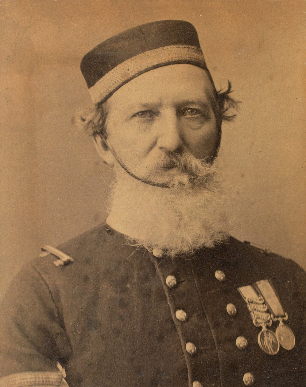 Ritratto del sergente Frederick T. Peake VC da English Photographer