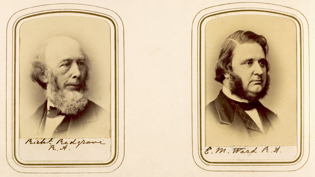 Ritratti di Richard Redgrave e Edward Matthew Ward da English Photographer