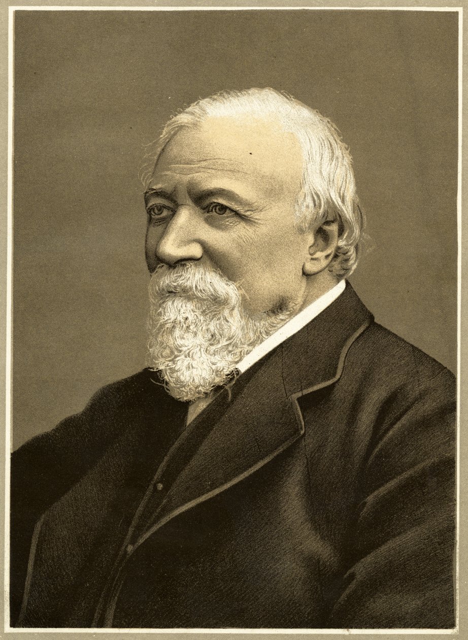 Robert Browning, 1887 da English Photographer