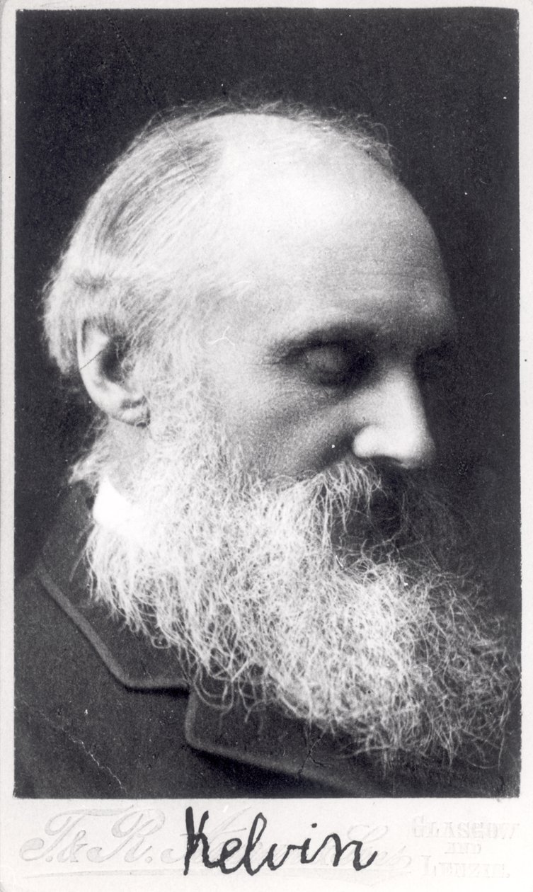 Sir William Thomson (1824-1907) Lord Kelvin da English Photographer