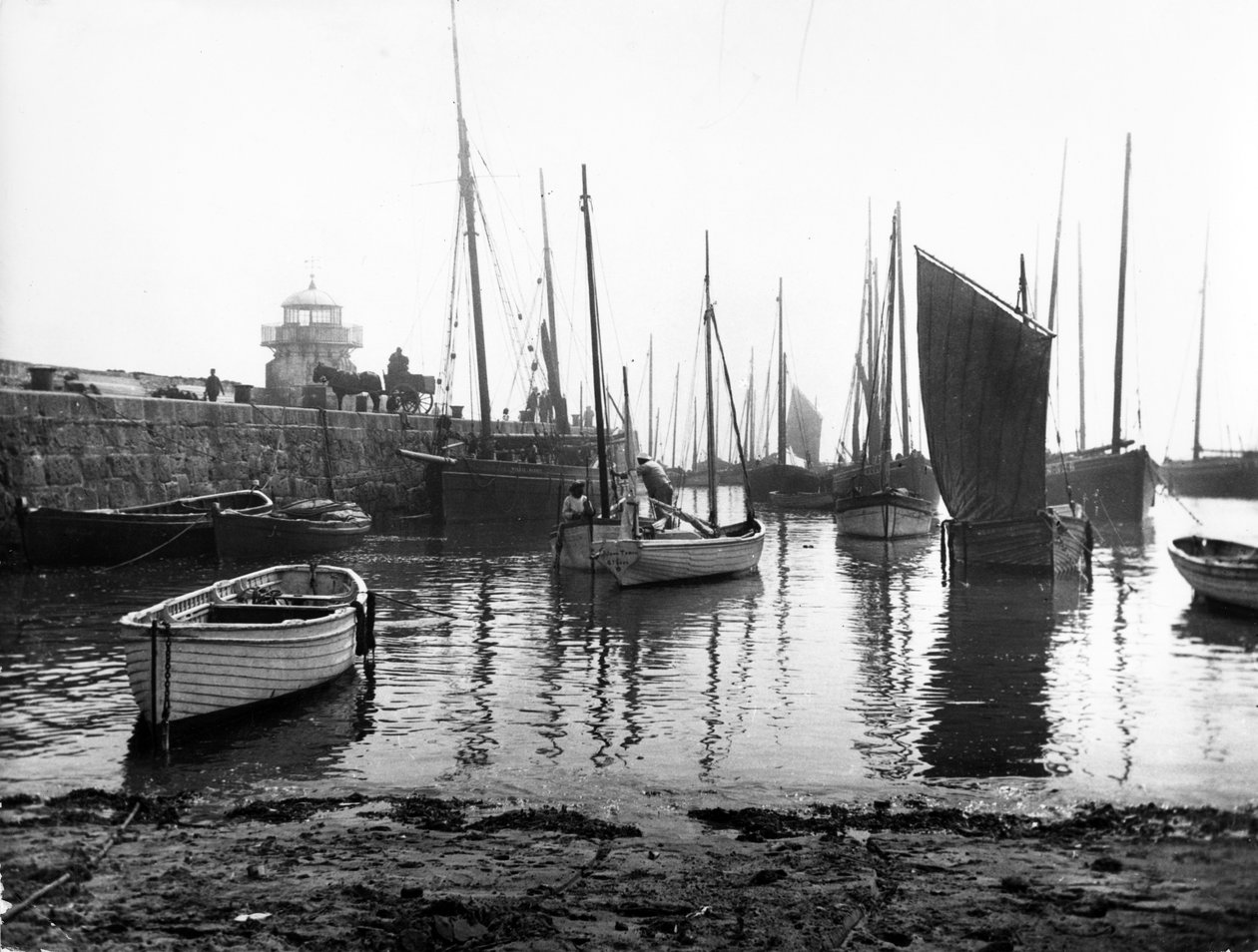 Molo di Smeaton, St Ives, c.1880 da English Photographer