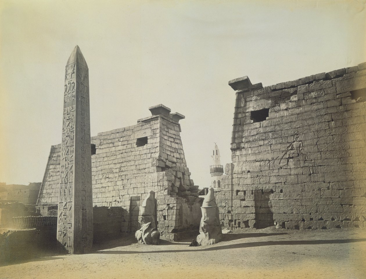 Tempio di Luxor, 1878 da English Photographer