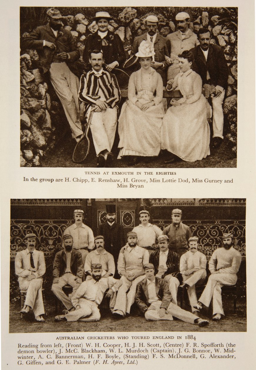 Tennis a Exmouth negli anni 