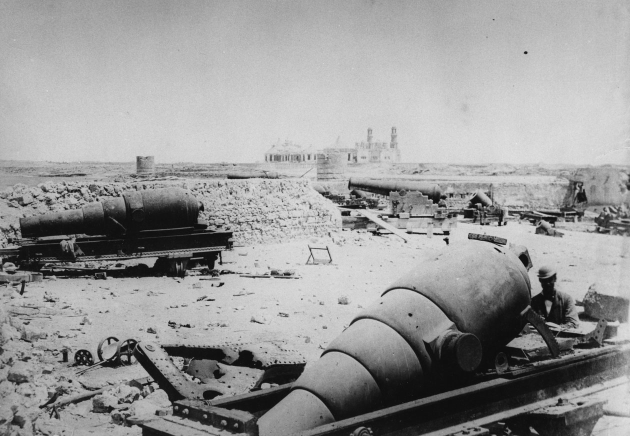 Il bombardamento di Alessandria, 1882 da English Photographer