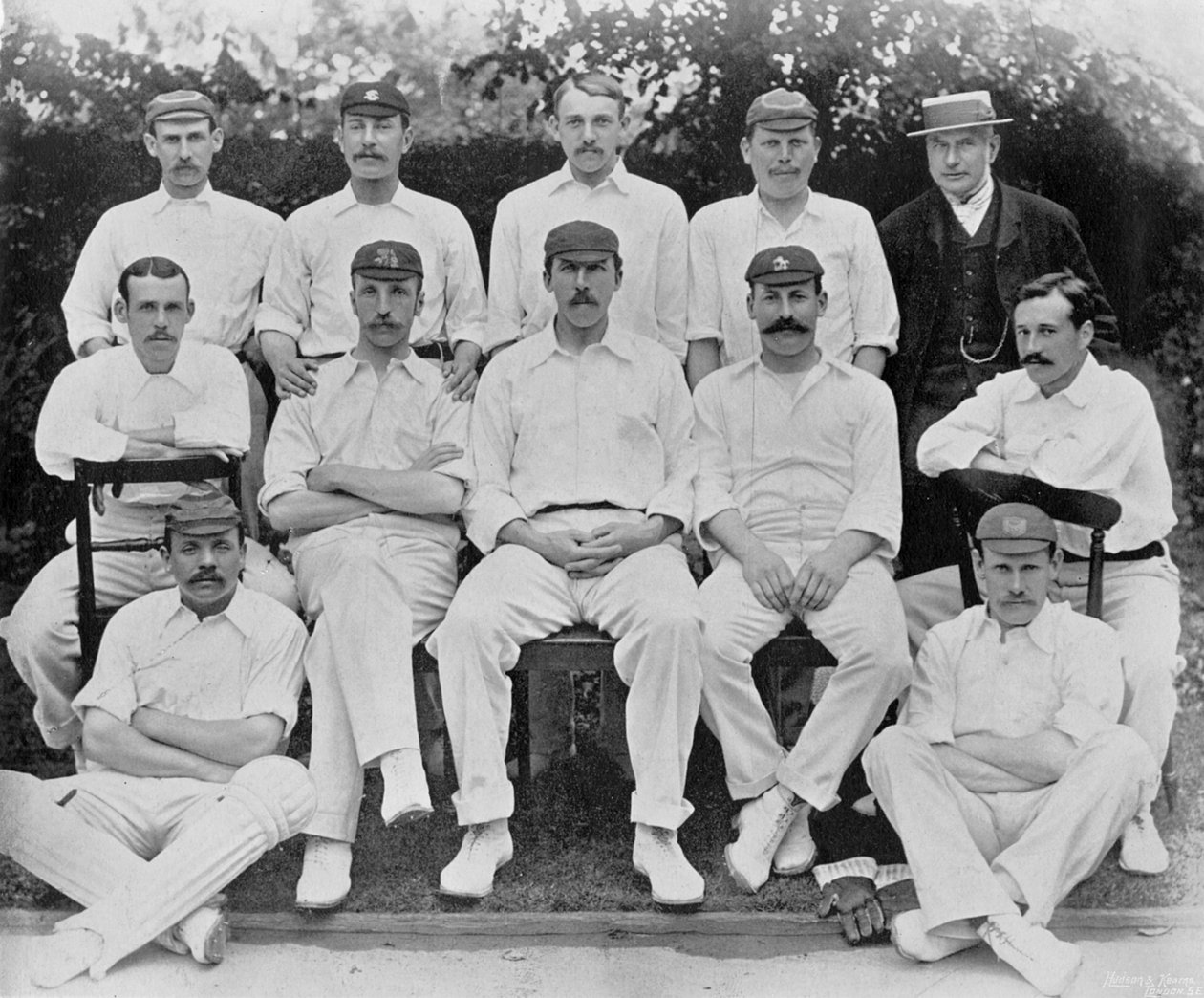 La squadra dei Players dalla partita Gentlemen v Players a Lords nel 1894, da Famous Cricketers and Cricket Grounds, pubblicato da Hudson e Kearns, 1895 da English Photographer