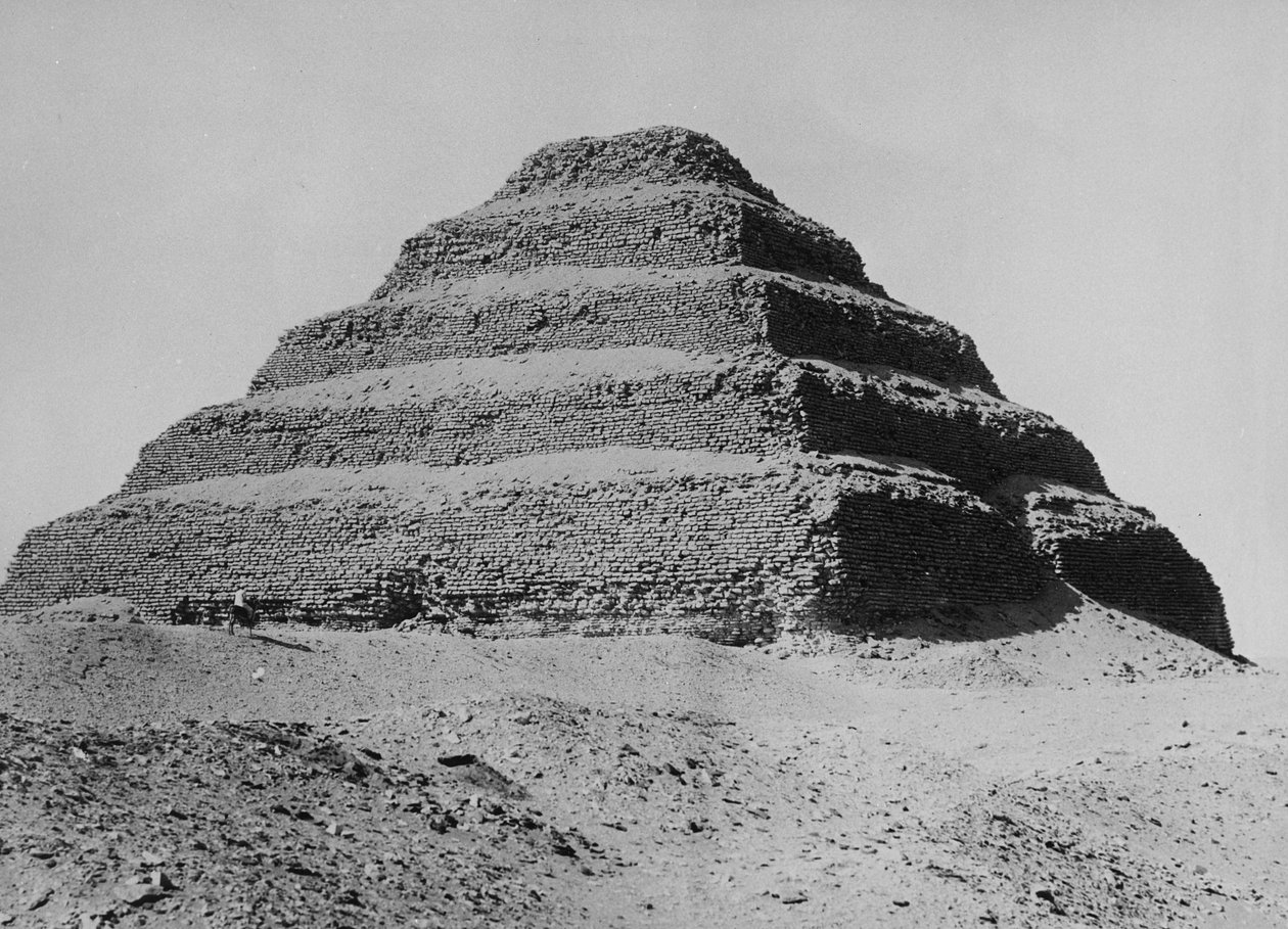 La Piramide di Saqqara, c.1904-05 da English Photographer