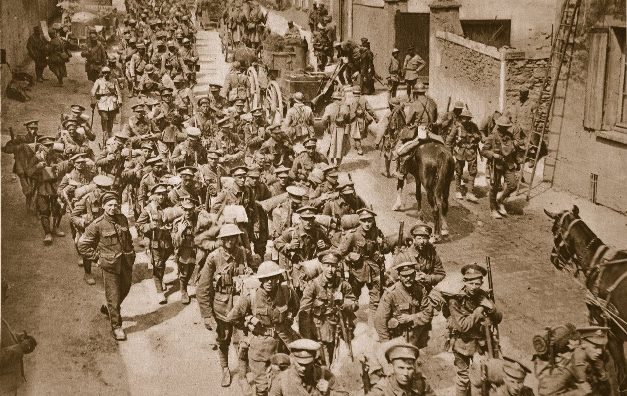 Due persone unite in un unico scopo sotto un unico controllo, 1914-19 da English Photographer