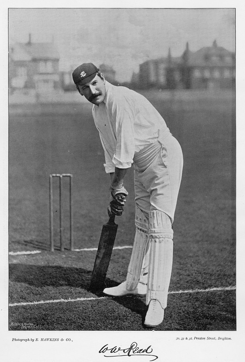 W.W. Read, da Famous Cricketers and Cricket Grounds, pubblicato da Hudson e Kearns, 1895 da English Photographer