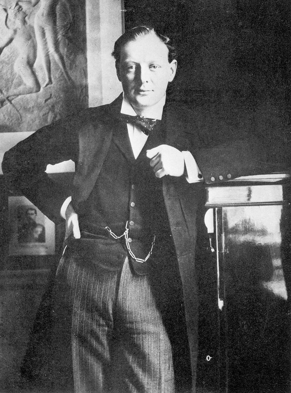 Winston Spencer Churchill nel 1904 da English Photographer