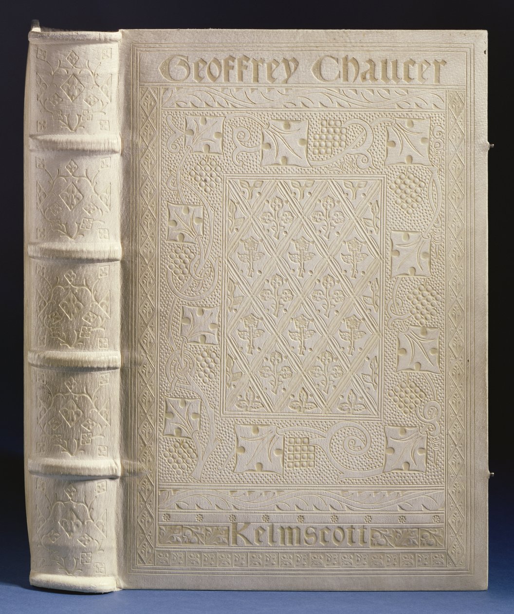 Rilegatura di Doves Bindery per il Kelmscott Chaucer, 1896 da English School