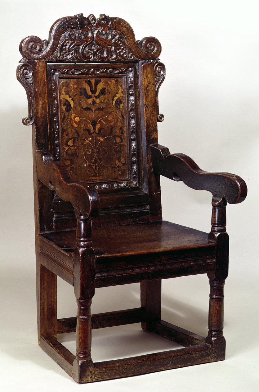 Poltrona di Carlo I (metà del 1600) da English School