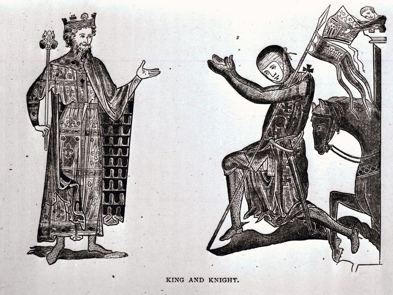 Un Re e un Cavaliere, illustrazione da 