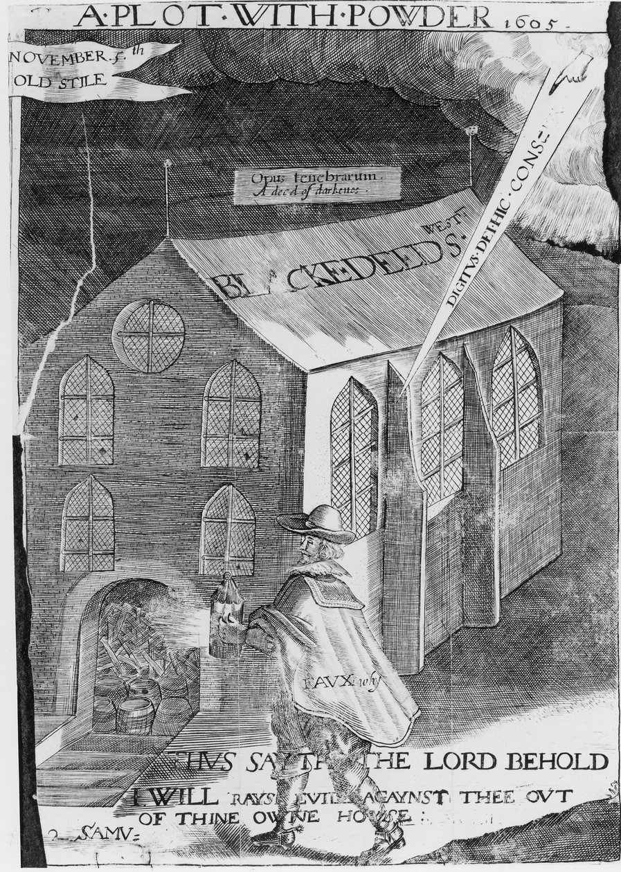 Un complotto con polvere da sparo, 1605 da English School