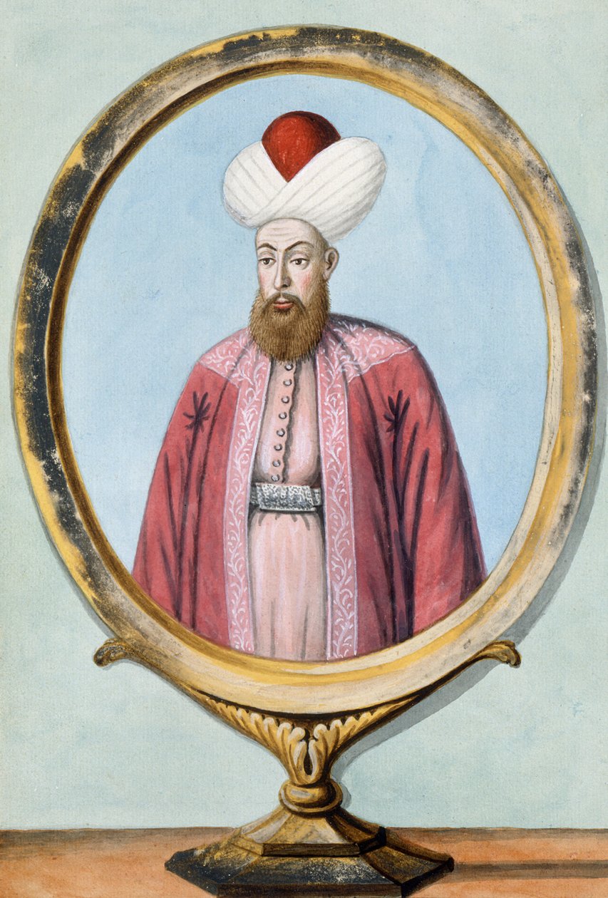Amurath I, Sultano 1359-89, da Una Serie di Ritratti degli Imperatori della Turchia, 1808 da English School