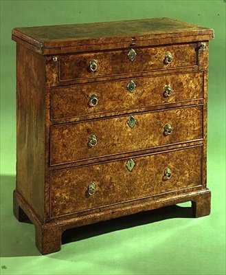 Cassettiera da scapolo, c.1715 da English School