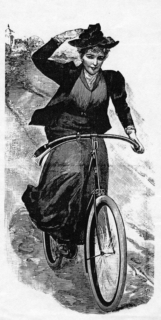 In bicicletta in discesa da English School