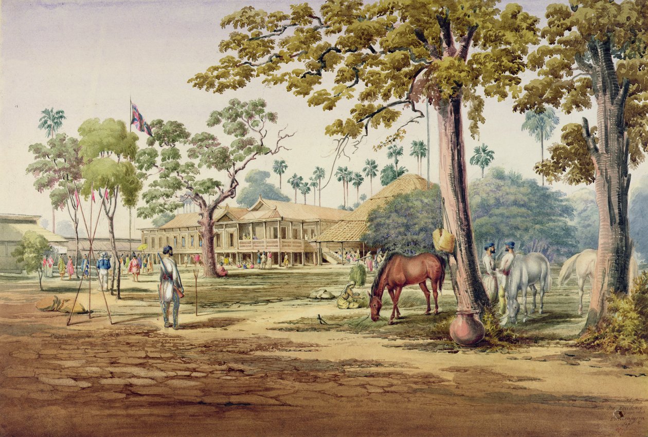 Residenza britannica in India da English School