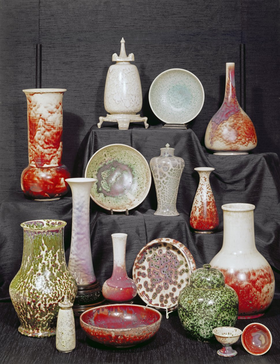 Collezione di Ruskin ware da English School