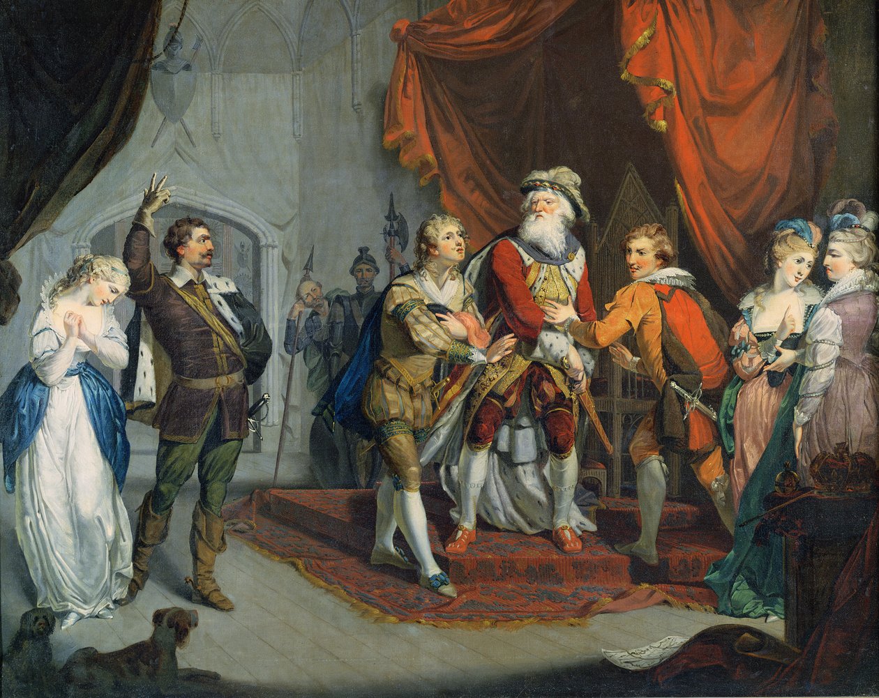 Cordelia difesa dal Conte di Kent, da 