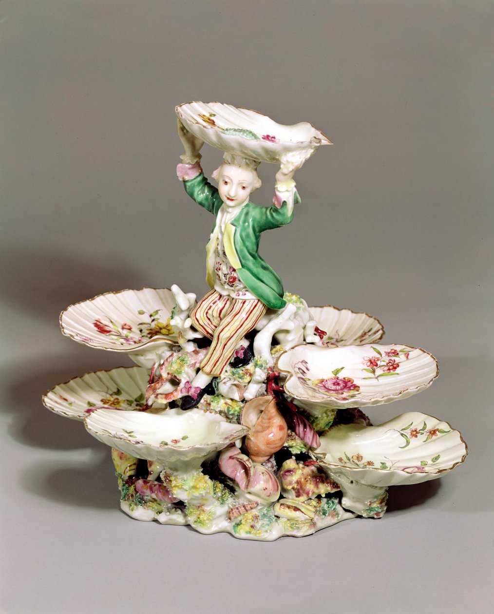 Centrotavola di Derby, 1760-65 da English School