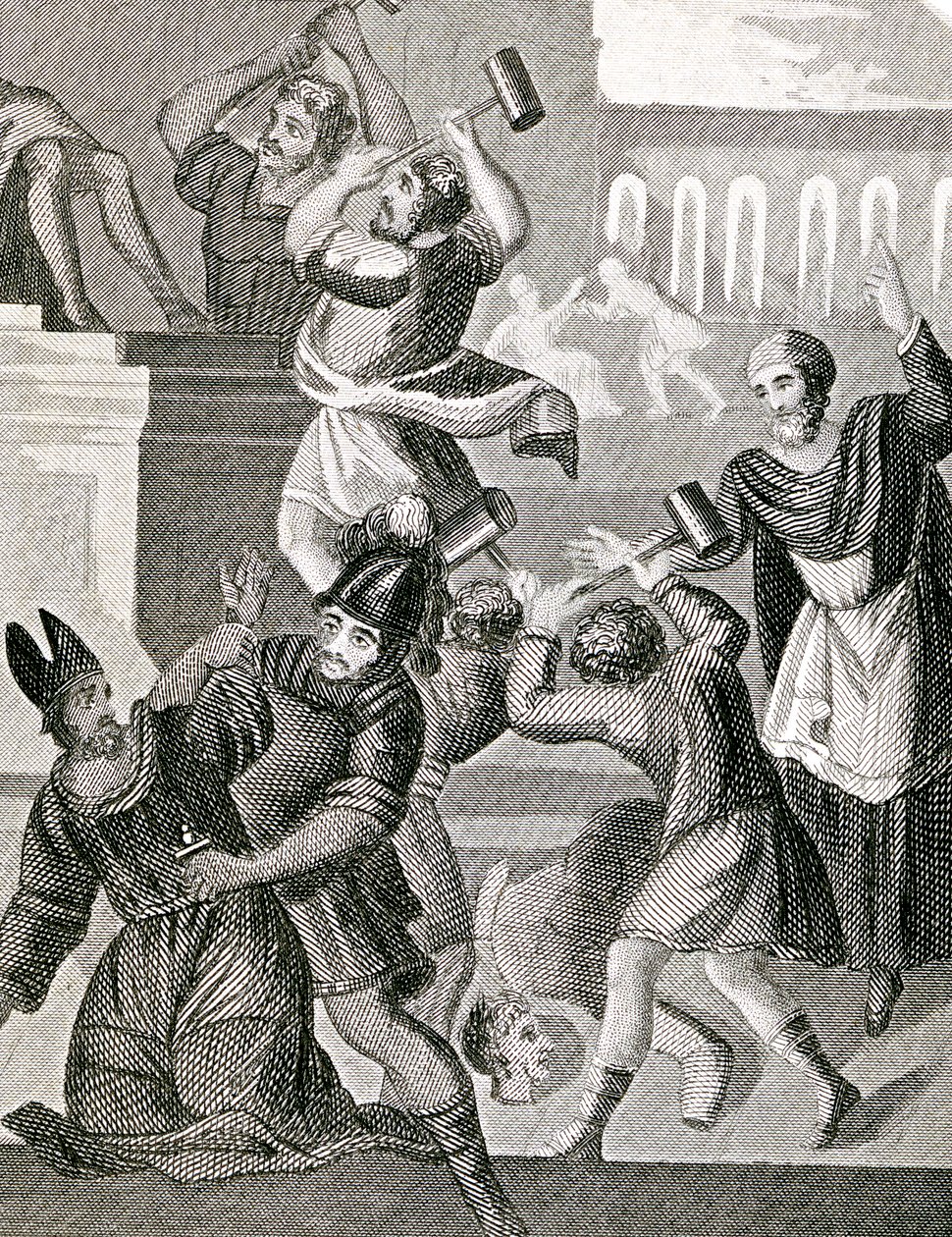 Distruzione del tempio di Baal da English School