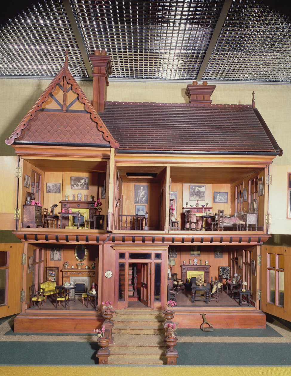 Casa delle bambole acquistata e arredata dalla Regina Mary, realizzata da Ascroits di Liverpool, c.1920 da English School
