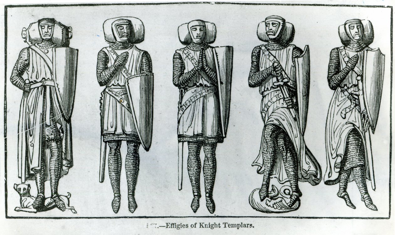 Effigi dei Cavalieri Templari da English School
