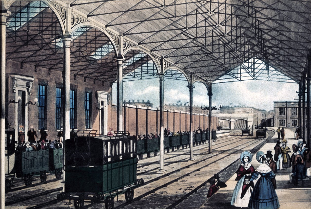 Stazione di Euston, Londra, 1837 da English School