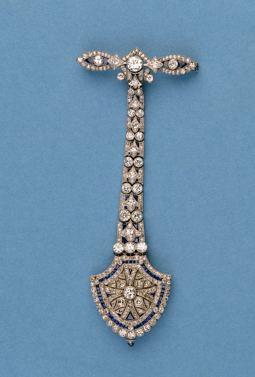 Orologio da tasca (zaffiro e diamante) da English School