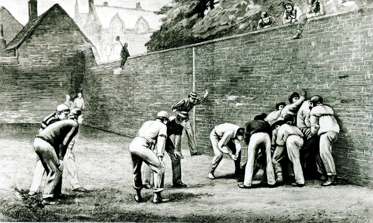 Calcio al muro a Eton da English School