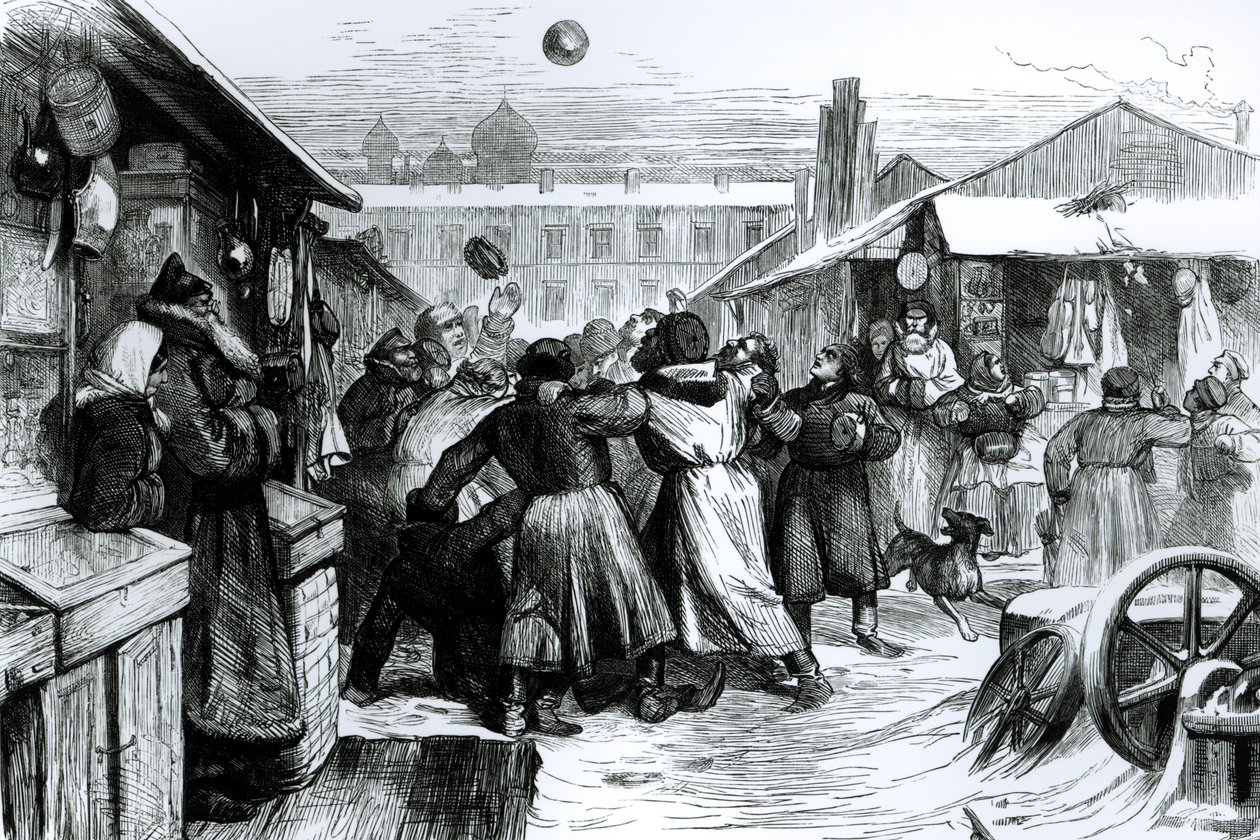 Calcio nel mercato ebraico, San Pietroburgo, da 