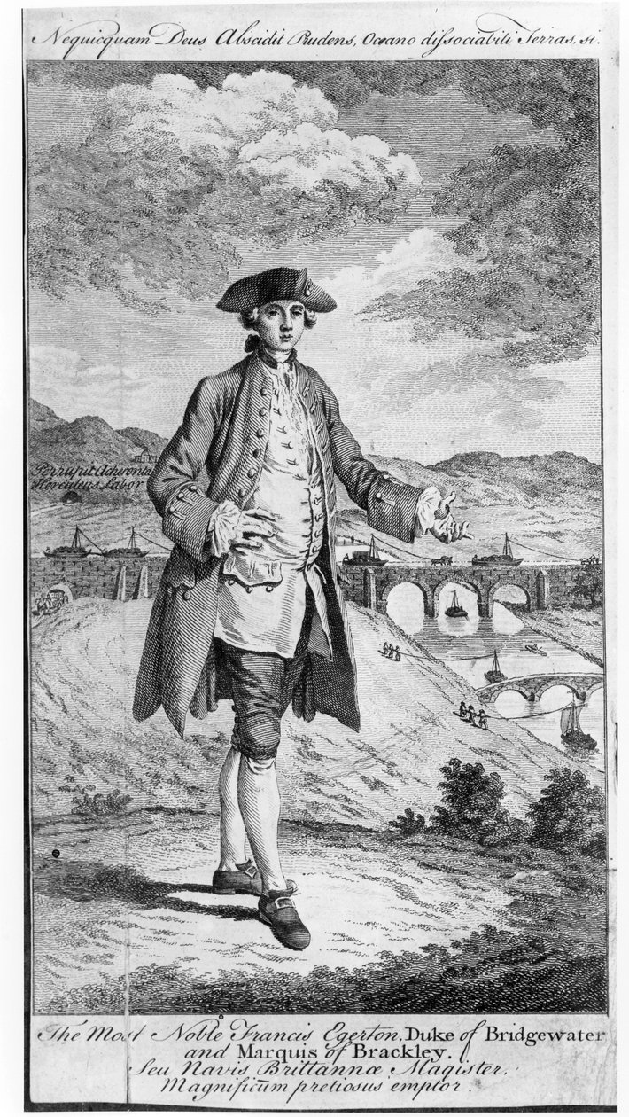 Francis Egerton (1736-1803), 3º Duca di Bridgewater e Marchese di Brackley da English School