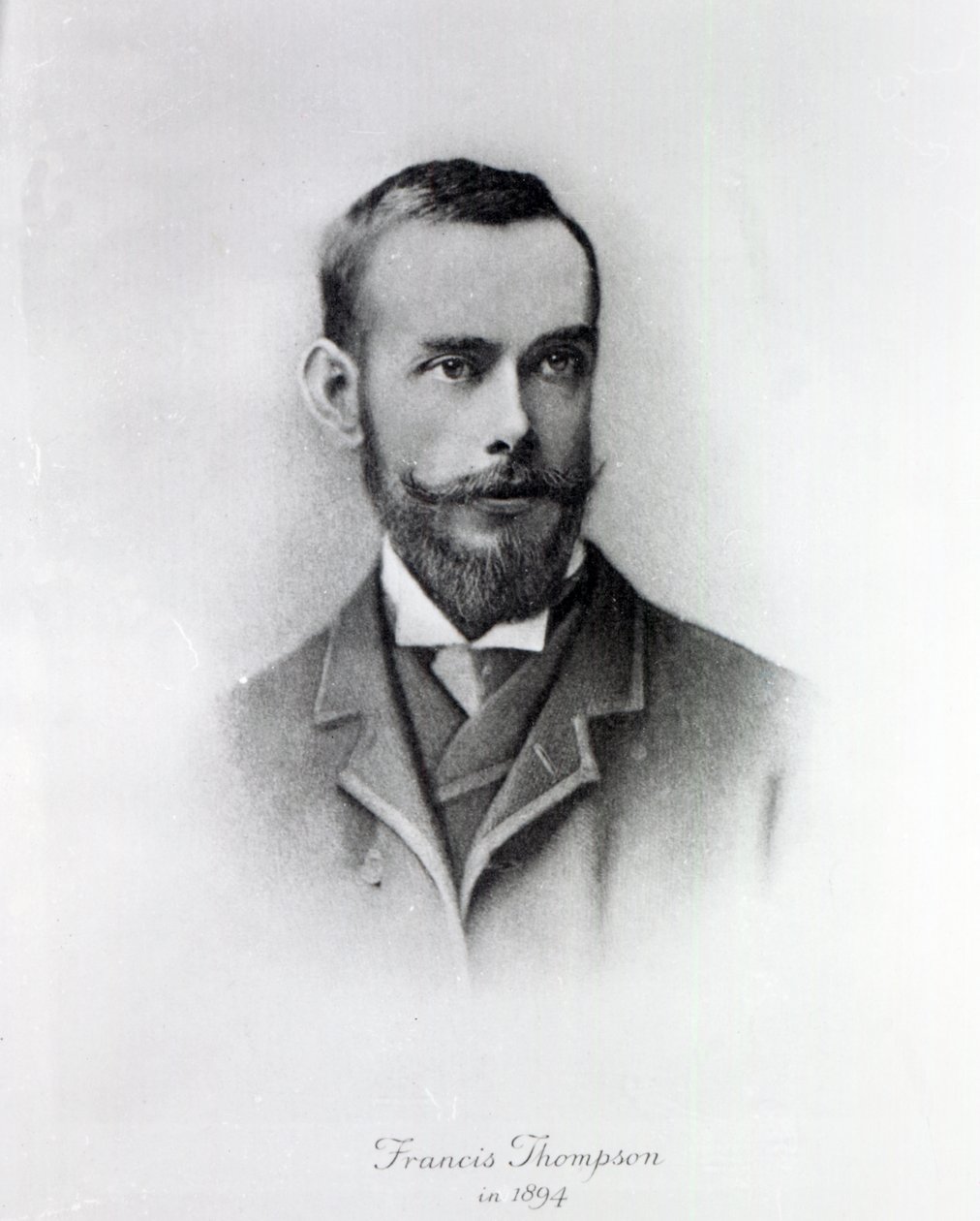 Francis Thompson, inciso da Emery Walker, 1894 da English School