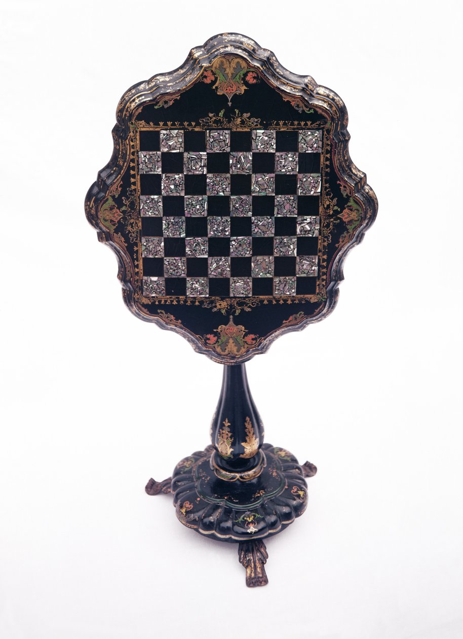 Tavolo da gioco (c.1850-60) da English School