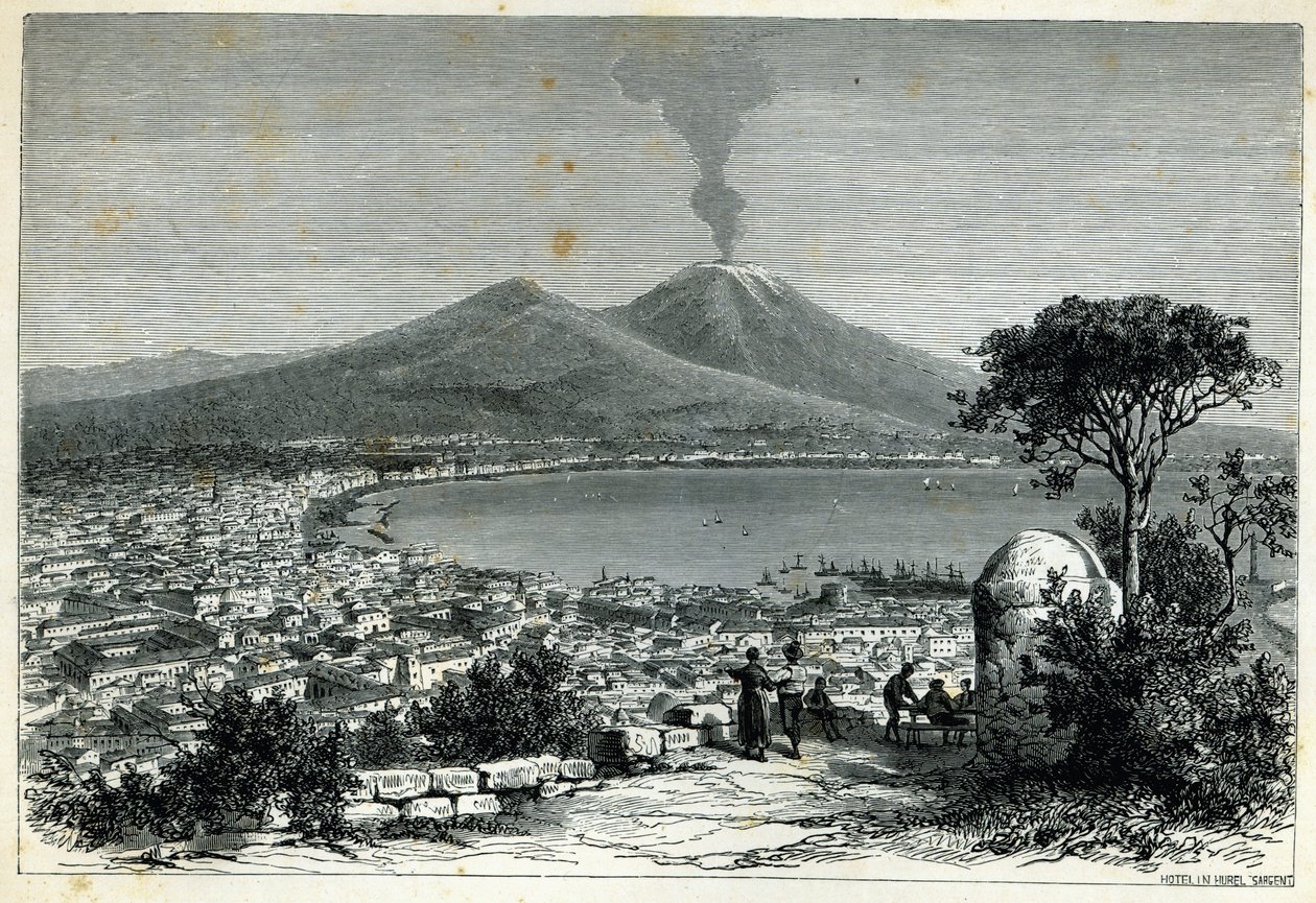 Veduta generale di Napoli da English School